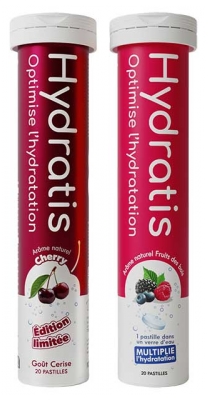 Hydratis Lot 2 Tubes de 20 Pastilles Effervescentes