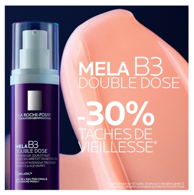 La Roche-Posay Mela B3 Double Dose Soin Intensif Jour & Nuit Taches Solaires et Signes de l'Âge 40 ml