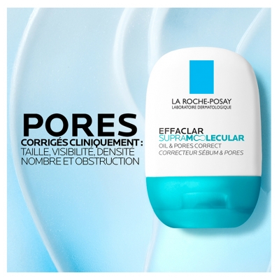 La Roche-Posay Effaclar Supramolecular Correcteur Pores & Sebum Gel Frais Hydratant Matifiant 40 ml