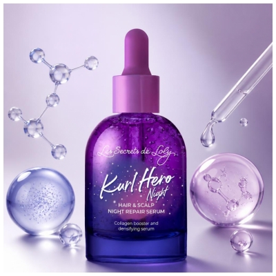 Les Secrets de Loly Kurl Hero Night Sérum Nocturne Réparateur 50 ml