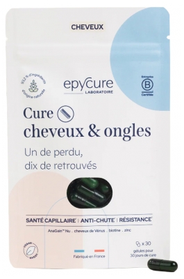 Epycure Cure Cheveux & Ongles Complément Alimentaire 30 Gélules