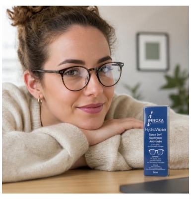 Laboratoire Innoxa Hydravision Spray Anti-Buée Nettoyant 2en1 30 ml