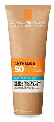 La Roche-Posay Anthelios Crème Solaire en Lait Hydratant Corps Spf50+ Sans Parfum 250 ml Tube Eco-Responsable