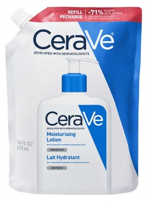 CeraVe Lait Hydratant Éco-Recharge Sans Parfum 473 ml