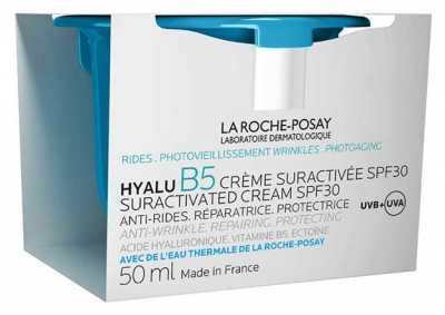 La Roche-Posay Hyalu B5 Crème Suractivée Anti-Rides à l'Acide Hyaluronique SPF30 Recharge 50 ml 