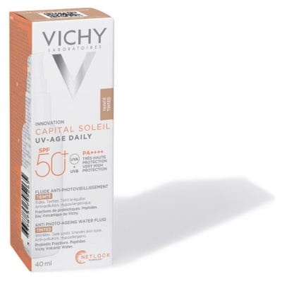 Vichy Capital Soleil UV-Age Daily Fluide Anti Photovieillissement et Teinté SPF 50+ 40 ML
