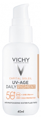Vichy Capital Soleil UV-Age Daily Fluide Anti Photovieillissement et Teinté SPF 50+ 40 ML