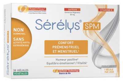 Sérélys® Spm - Complément Alimentaire à Base de Plantes Pour le Confort Pré-Menstruel (2) - 30 Gélules