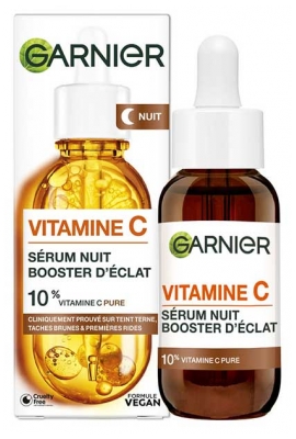 Garnier SkinActive Sérum Nuit Vitamine C Booster d'Éclat 30 ml