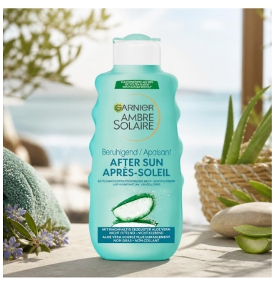 Garnier Ambre Solaire Après-Soleil Apaisant 24H Visage et Corps 175 ML