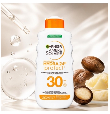 Garnier Ambre Solaire Hydra 24H Protect Lait Corps SPF30 175 ML