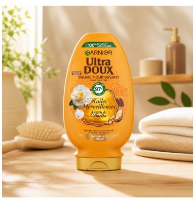 Garnier Ultra Doux Baume Nourrissant Cheveux Secs & Ternes 360 ML