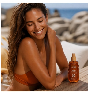 Garnier Ambre Solaire Ideal Bronze Huile Protectrice Visage & Corps SPF30 150 ml