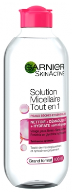 Garnier SkinActive Solution Micellaire Tout en 1 400 ML