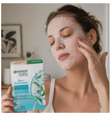 Garnier PureActive BHA + Niacinamid Masque Tissu Anti Imperfections 23 ML