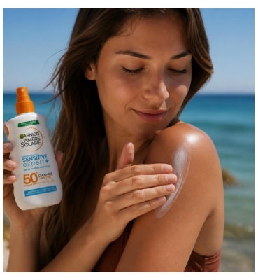 Garnier Ambre Solaire Sensitive Expert+ Spray Solaire Hypoallergénique SPF50+ 150 ml
