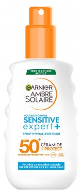 Garnier Ambre Solaire Sensitive Expert+ Spray Solaire Hypoallergénique SPF50+ 150 ml