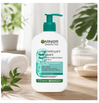 Garnier Skinactive Hyaluronic Aloe Gel Nettoyant Apaisant 250 ml