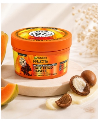 Garnier Fructis Hair food Papaye Masque Réparateur Cheveux Abîmés 320 ml
