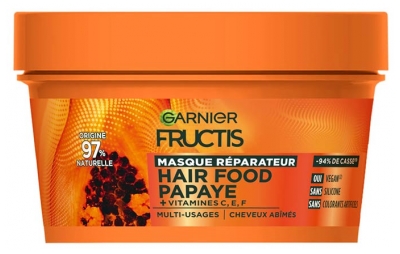 Garnier Fructis Hair food Papaye Masque Réparateur Cheveux Abîmés 320 ml
