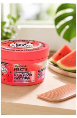 Garnier Fructis Hair Food Pastèque Masque Volume Cheveux Fins 320 ml
