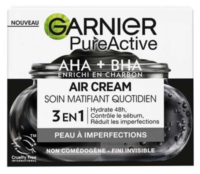 Garnier PureActive Charbon Air Cream Soin Matifiant Quotidien 50 ml
