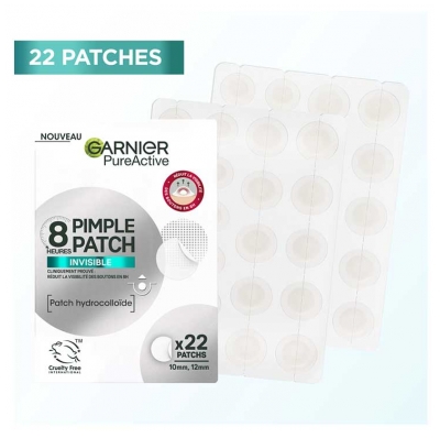 Garnier PureActive Pimple Patch 8H Invisible 22 Patchs