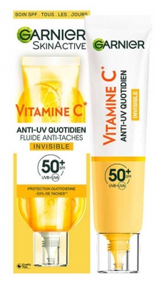 Garnier SkinActive Vitamine C Fluide Anti UV Anti Taches Invisible SPF50+ 40 ML