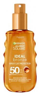 Garnier Ambre Solaire Ideal Bronze Lait Spray Protecteur SPF50 150 ml