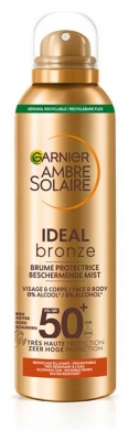 Garnier Ambre Solaire Ideal Bronze Brume Protectrice Visage & Corps SPF50+ 150 ml