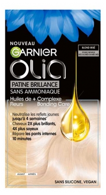 Garnier Olia Patine Brillance Coloration Sans Ammoniaque 174 ml - Coloration : Blond Irisé