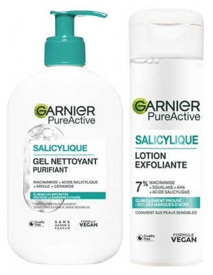 Garnier PureActive Salicylique Gel Nettoyant Purifiant Toutes Peaux 250 ml