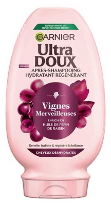 Garnier Ultra Doux Vignes Merveilleuses Après-Shampoing Hydratant Régénérant Cheveux Déshydratés 200 ml