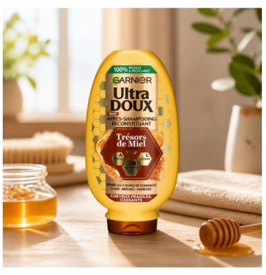 Garnier Ultra Doux Trésors de Miel Après-Shampooing Reconstituant 360 ml