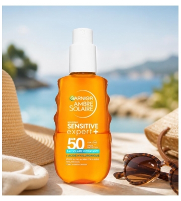 Garnier Ambre Solaire Sensitive Expert + Eau Solaire SPF50 150 ml