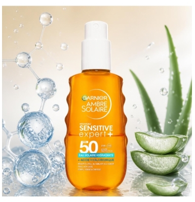 Garnier Ambre Solaire Sensitive Expert + Eau Solaire SPF50 150 ml