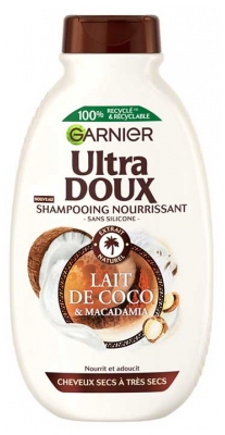 Garnier Ultra Doux Shampoing Nourrissant au Lait de Coco & Macadamia 400 ml