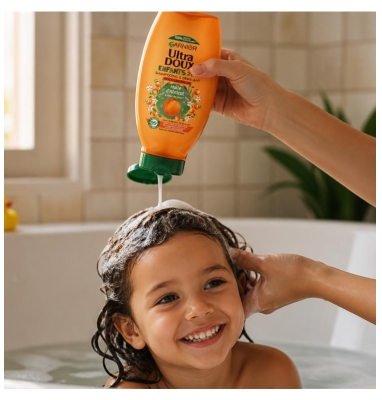 Garnier Ultra Doux Shampoing et Démêlant Hypoallergènique Enfants 2en1 400 ml