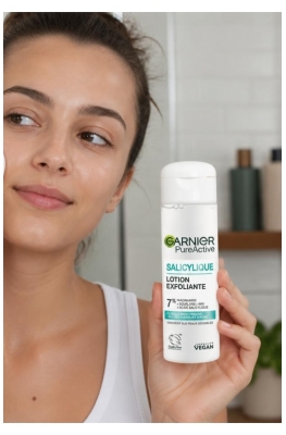 Garnier PureActive Salicylique Lotion Exfoliante Peaux Sensibles 120 ML