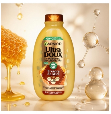 Garnier Ultra Doux Trésors de Miel Shampooing Reconstituant 400 ml