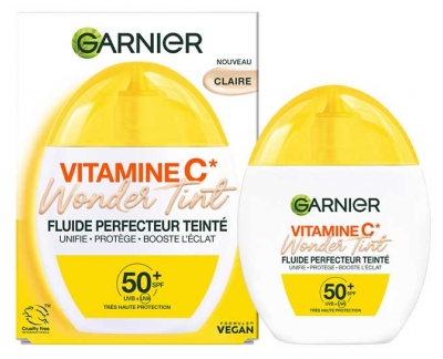 Garnier SkinActive Vitamine C Wonder Tint Fluide Perfecteur Teinté SPF50+ 40 ml