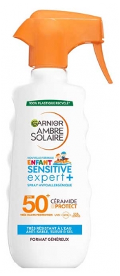 Garnier Ambre Solaire Enfant Sensitive Expert+ Spray Solaire Hypoallergénique SPF50+ 270 ml