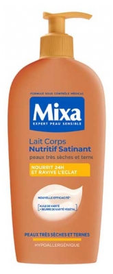 Mixa Lait Corps Nutritif Satinant Peaux Très Sèches et Ternes 400 ml