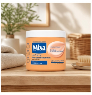 Mixa La Crème Anti-Dessèchement Peaux Sèches 400 ml