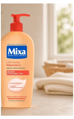 Mixa Lait Corps Réparateur Peaux Extra-Sèches 400 ml