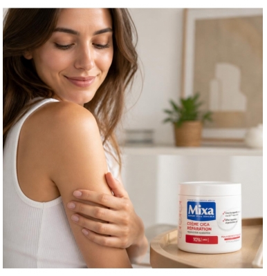 Mixa Crème Cica Réparation Peaux Très Sèches et Rugueuses 400 ml