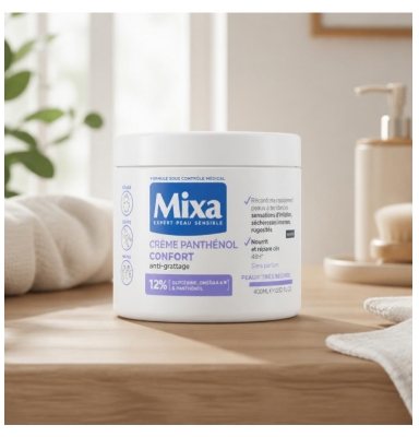 Mixa Crème Panthénol Confort Peaux à Tendance à l'Eczéma Atopique 400 ml