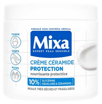Mixa Crème Céramide Protection Peaux Très Sèches et Fragilisées 400 ml
