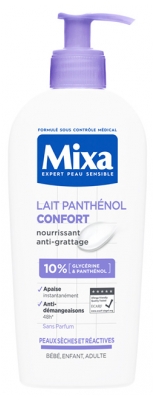 Mixa Lait Panthénol Confort Peaux Sèches et Réactives 250 ml