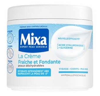 Mixa La Crème Fraîche et Fondante Peaux Déshydratées 400 ml